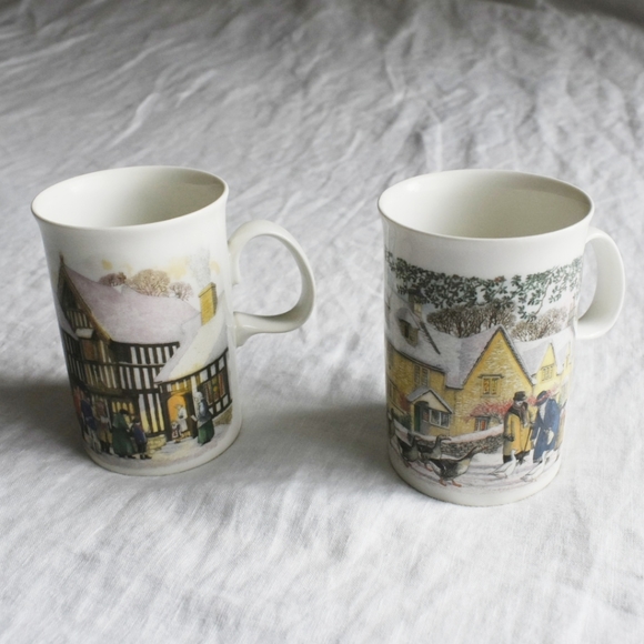 Dunoon Scotland mugs set of 2 - Picture 2 of 6